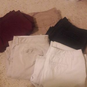 Lot of 5 pairs of women's pants sz 12,14,16